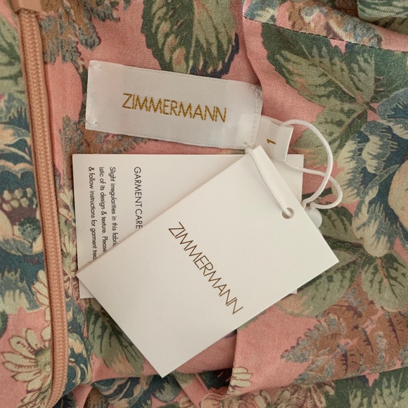 Nwt Zimmermann tempest lace up dress - Picture 8 of 10